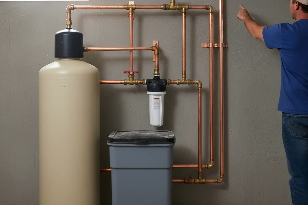 Whole-house water treatment system installed in Staples
